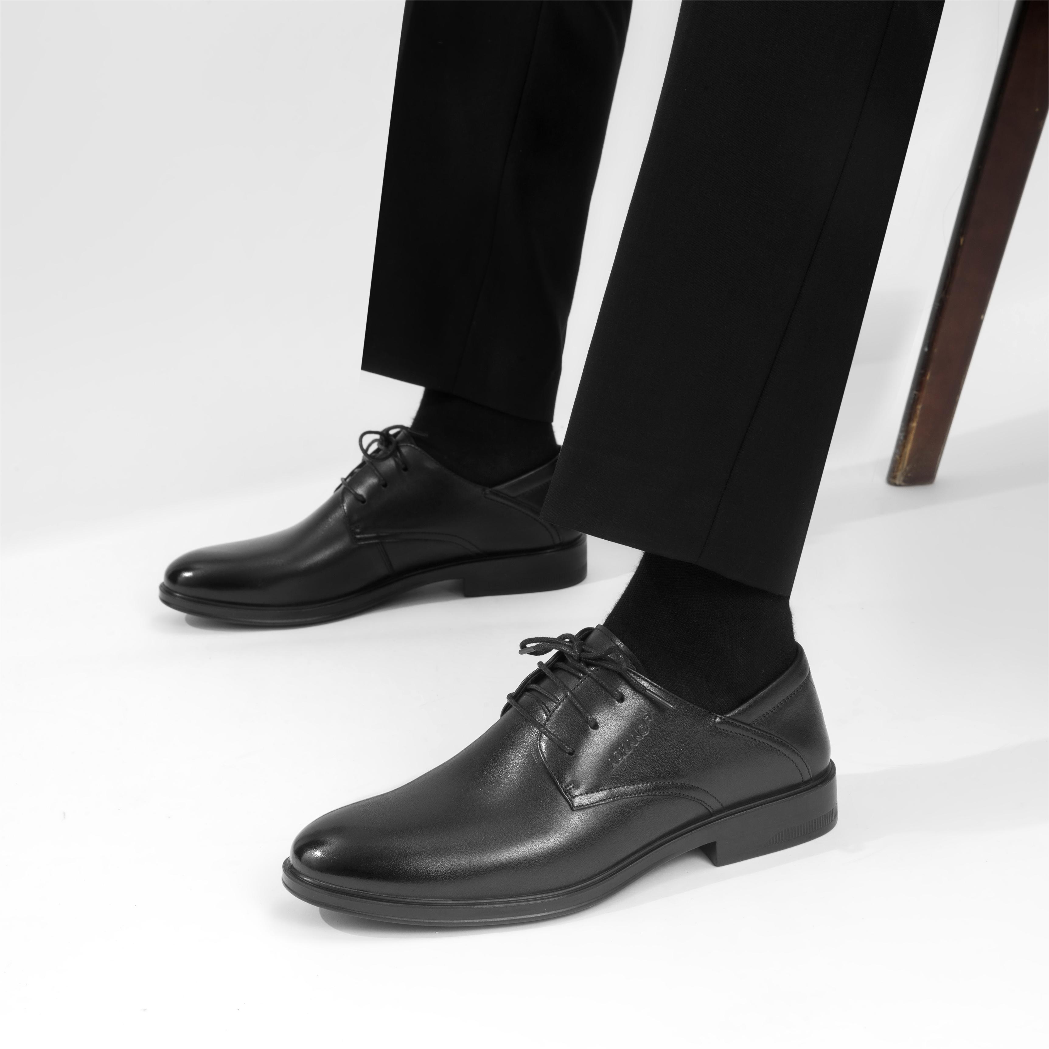 Aokang Leather Oxford 'Black CMFT' 圖 6