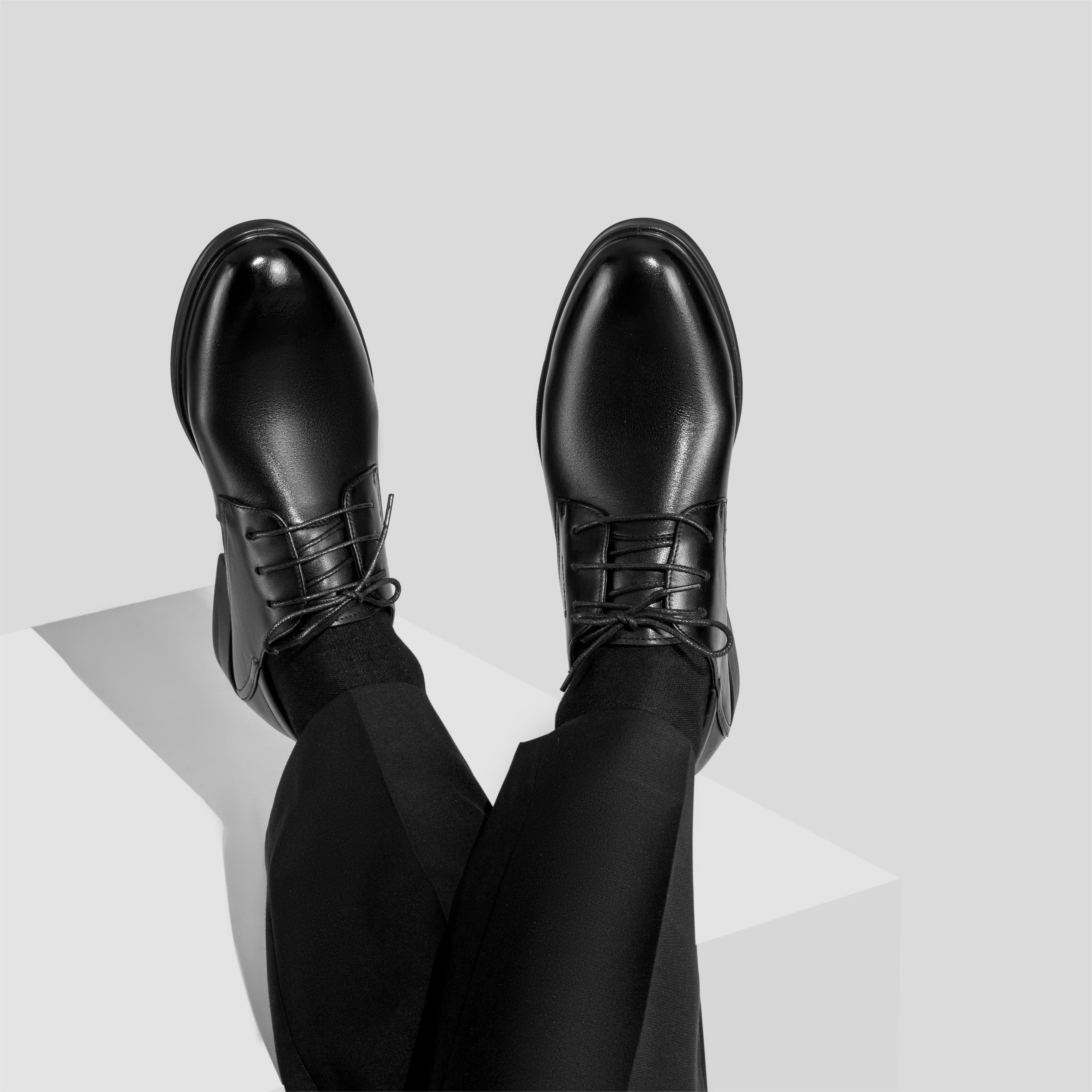 Aokang Leather Oxford 'Black CMFT' 圖 7