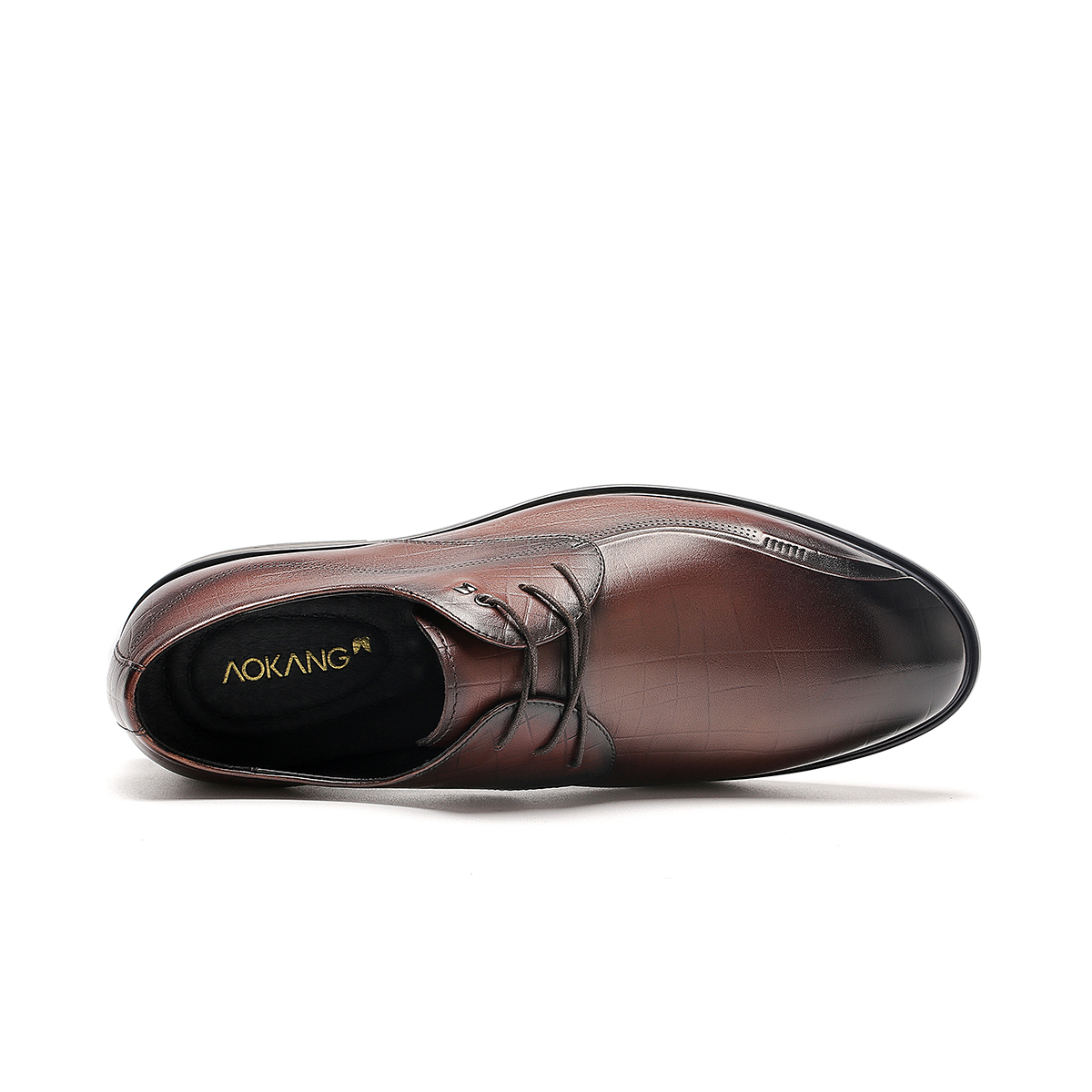Aokang Leather Oxford 'Brown' 圖 3