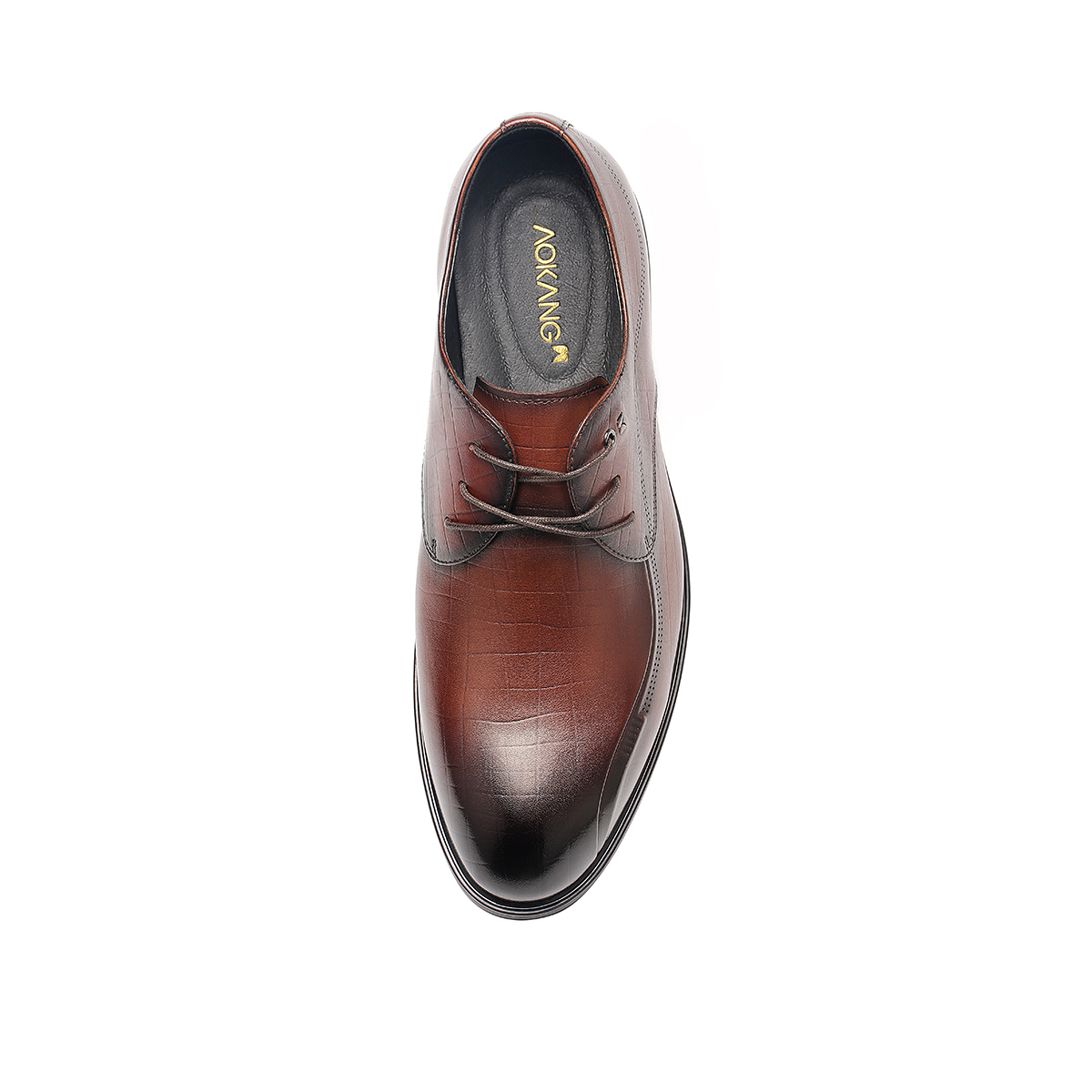 Aokang Leather Oxford 'Brown' 圖 4
