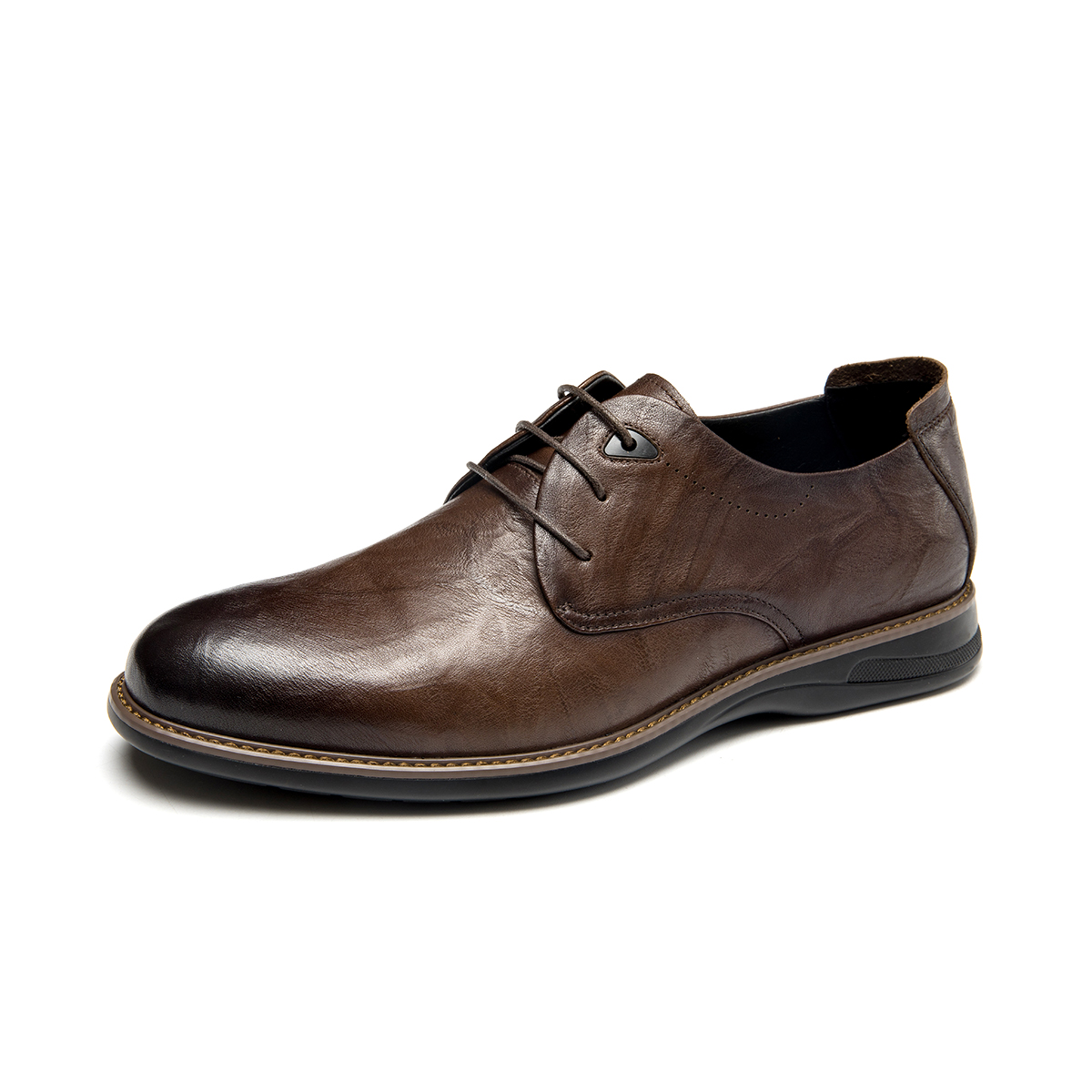 Aokang Leather Oxford 'Brown Business' 圖 2