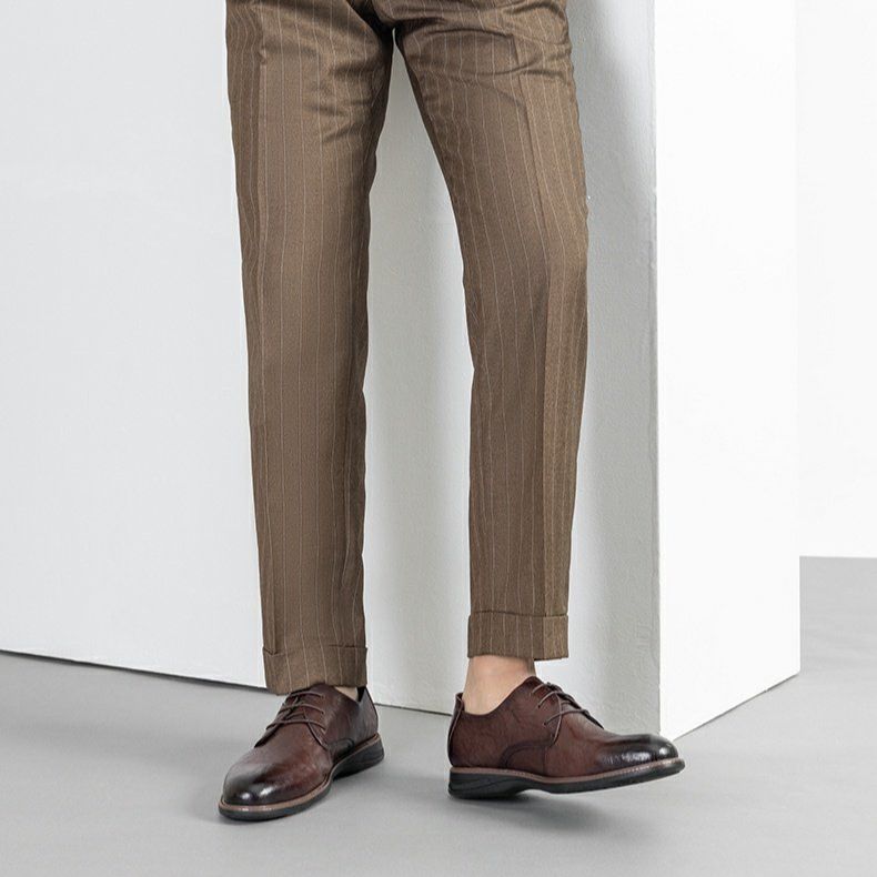 Aokang Leather Oxford 'Brown Business' 圖 6