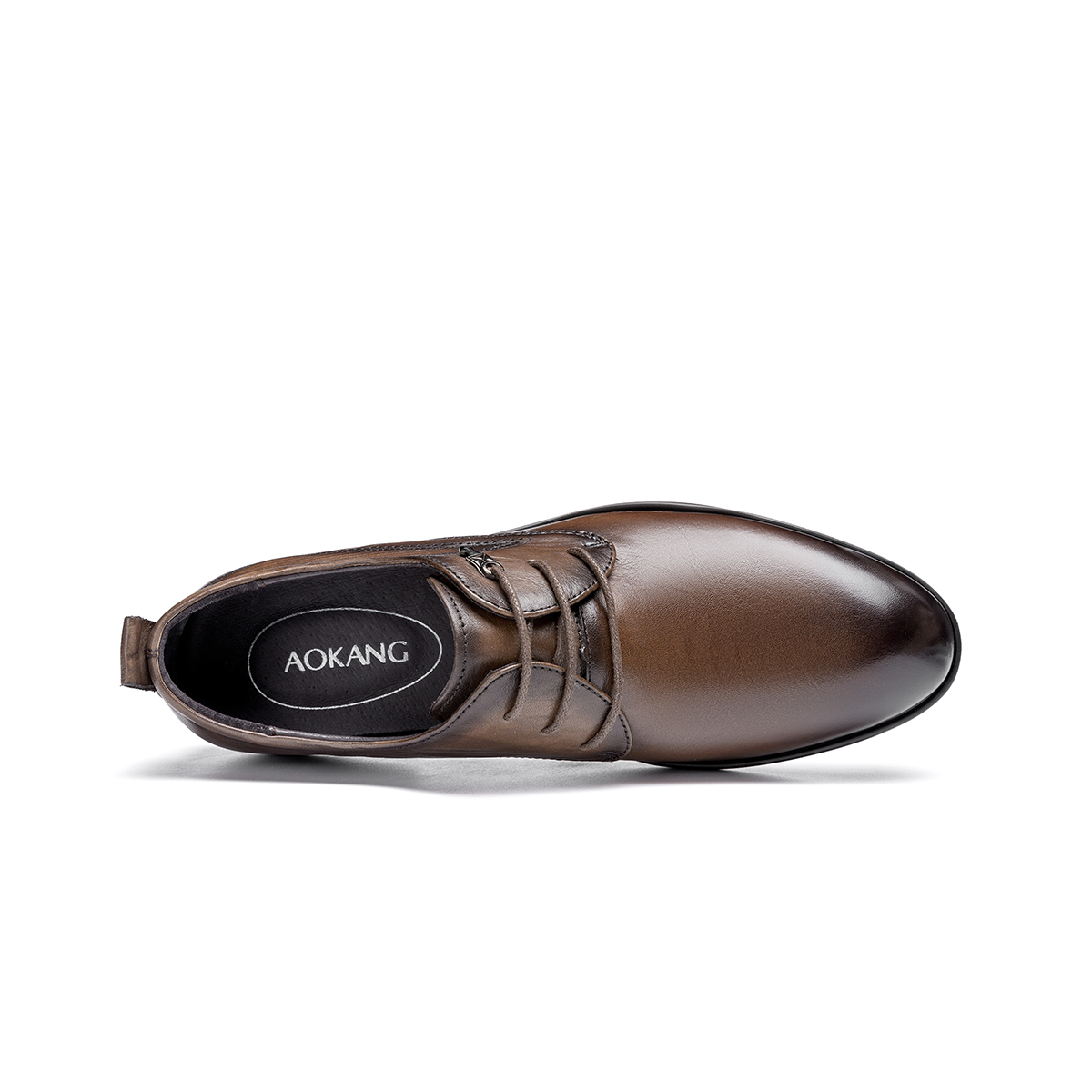 Aokang Leather Oxford 'Brown Business CMFT' 圖 3