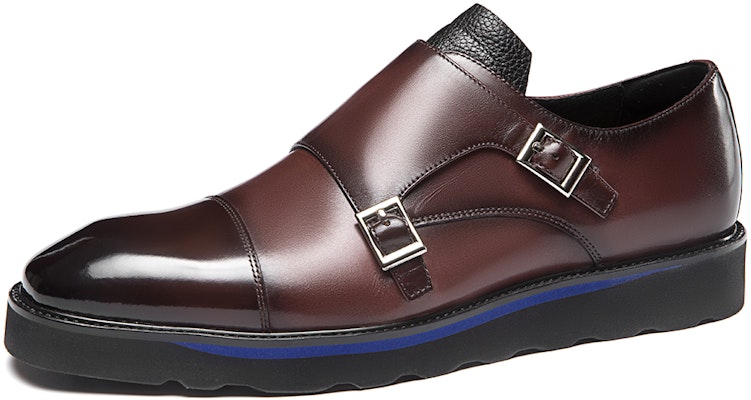 Aokang Leather Oxford 'Burgundy Buckle' 1223114047 Order Aokang Leather Oxford 'Burgundy Buckle' 1223114047