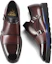 Shop Aokang Leather Oxford 'Burgundy Buckle' 1223114047