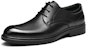 Aokang Kasut Kulit Oxford 'Classic British Hitam' 1225211040W