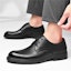 Cheap Aokang Kasut Kulit Oxford 'Classic British Hitam' 1225211040W