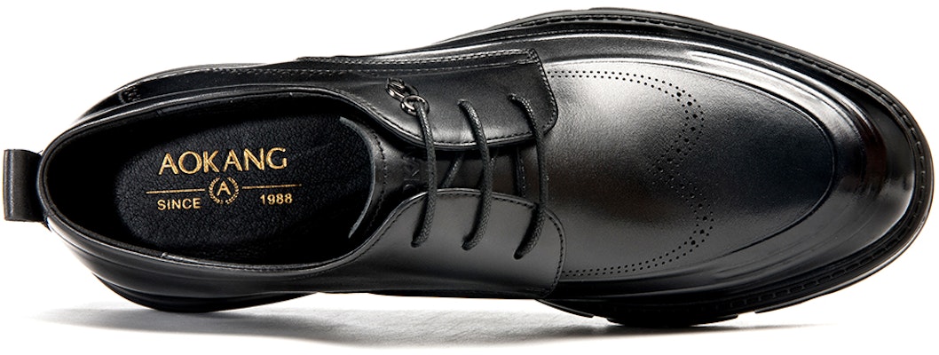 Aokang Leather Oxford 'Thick Sole Lace-Up Men's' 1233214009 Lookbook Aokang Leather Oxford 'Thick Sole Lace-Up Men's' 1233214009