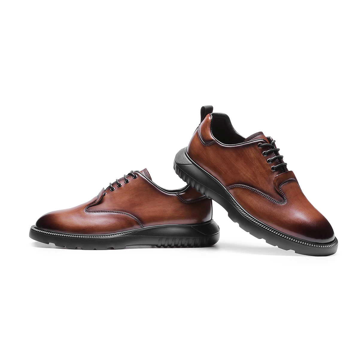 Aokang Leather Oxford Business 'Reddish Brown' 圖 3
