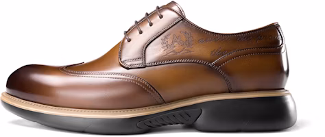 Aokang Leather Retro Business Dress Shoes 'Brown' 1223214003 Aokang Leather Retro Business Dress Shoes 'Brown' 1223214003