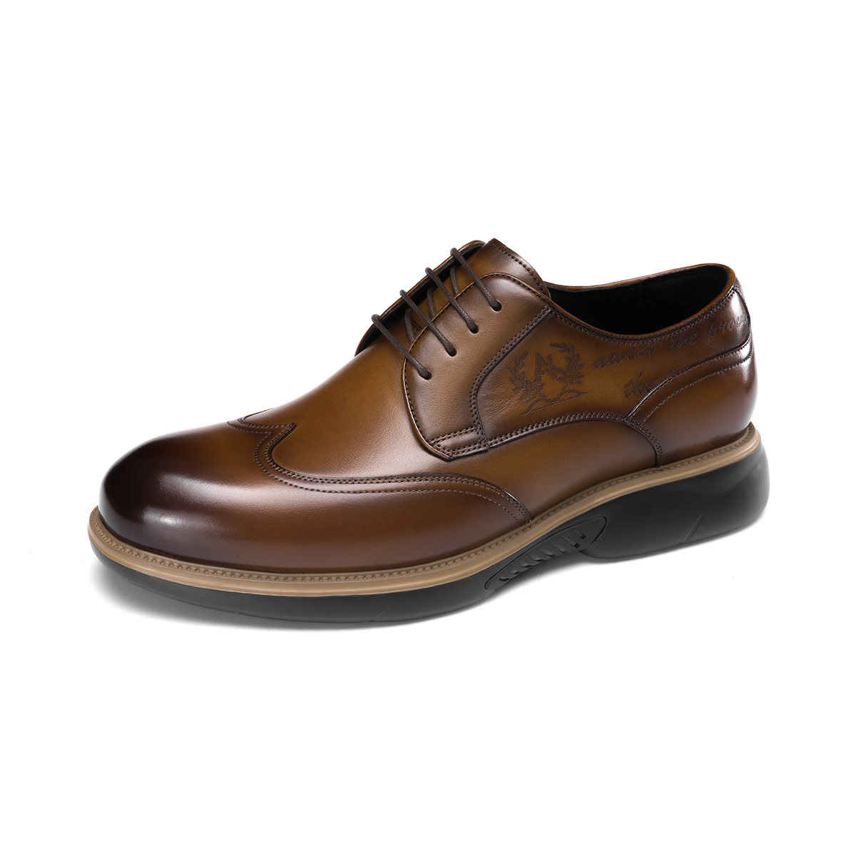 Order Zapatos de Vestir Retro de Cuero Aokang para Hombre 'Marrón' 1223214003