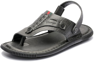Aokang Leather Sandal 'Black' 1211721014 Aokang Leather Sandal 'Black' 1211721014