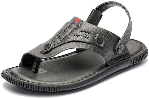 Aokang Leather Sandal 'Black' 1211721014 Buy Aokang Leather Sandal 'Black' 1211721014