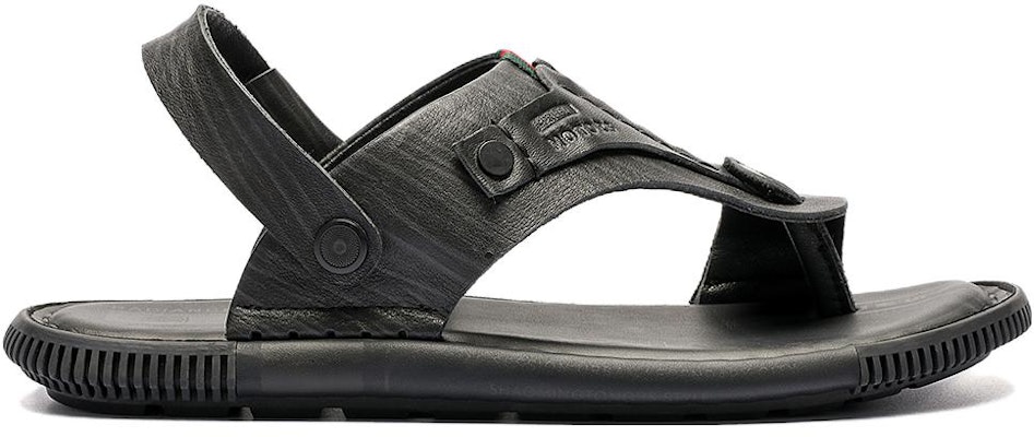 Aokang Leather Sandal 'Black' 1211721014 Order Aokang Leather Sandal 'Black' 1211721014