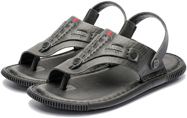 Aokang Leather Sandal 'Black' 1211721014 Lookbook Aokang Leather Sandal 'Black' 1211721014