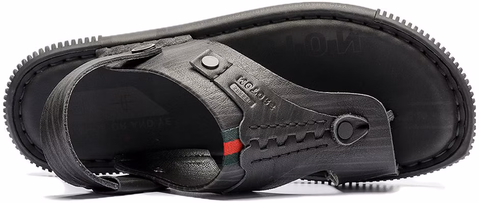 Aokang Leather Sandal 'Black' 1211721014 Shop Aokang Leather Sandal 'Black' 1211721014