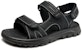 Aokang Leather Sandal 'Black Comfort' 1233723031