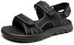 Order Aokang Leather Sandal 'Black Comfort' 1233723031