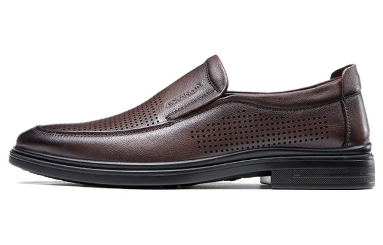 Aokang Leather Slip-On 'Brown'