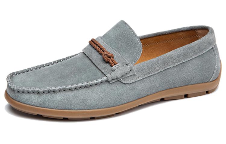 Lookbook Mocasines Aokang 'Confort Empresarial Cuero Azul' 1233324039