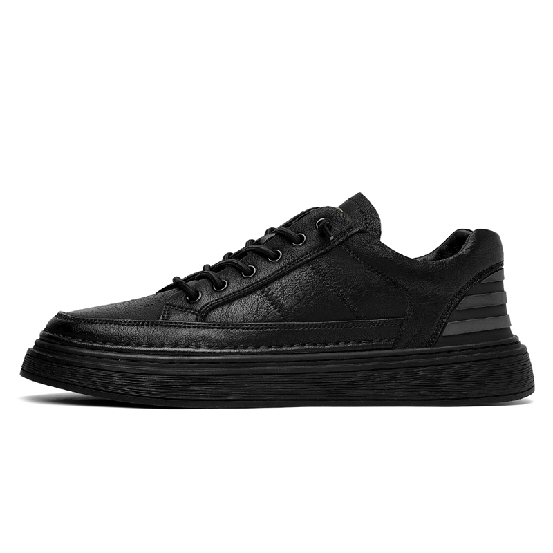 Aokang Low-Top Board Shoe 'Black Fashion Casual Retro' 1225422045W