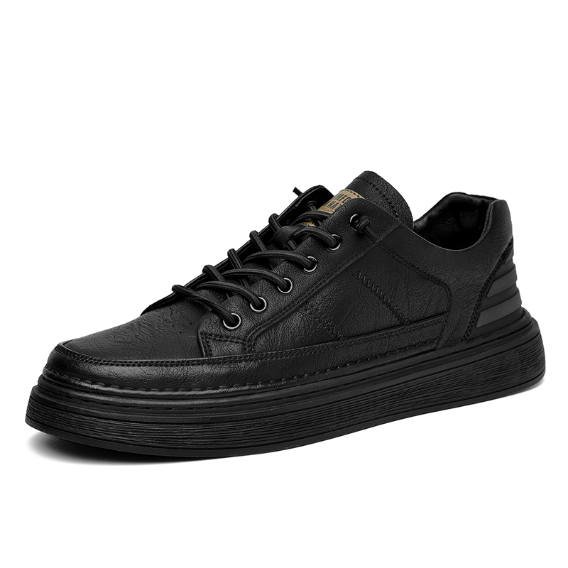 Order Aokang Low-Top Board Shoe 'Black Fashion Casual Retro' 1225422045W