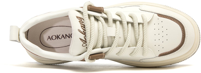 Aokang Low-Top Lace-Up 'Kenyamanan Kasual' 1233422005 Cheap Aokang Low-Top Lace-Up 'Kenyamanan Kasual' 1233422005