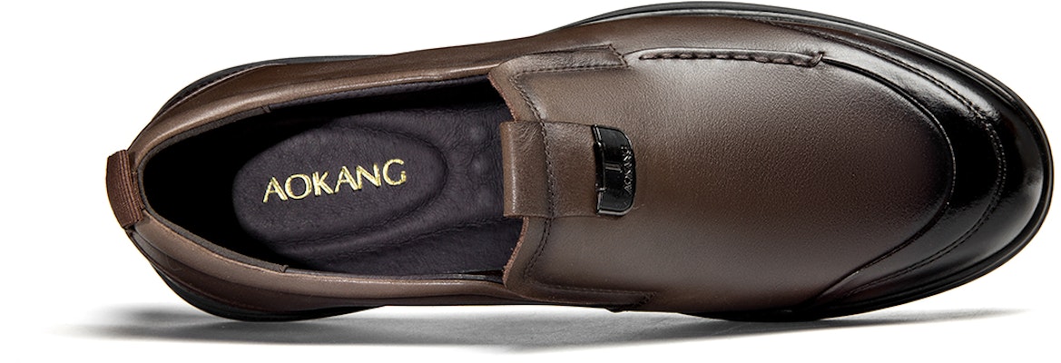Aokang Sepatu Kulit Kasual Nyaman Formal Pria 'Cokelat' 1233114025 Lookbook Aokang Sepatu Kulit Kasual Nyaman Formal Pria 'Cokelat' 1233114025