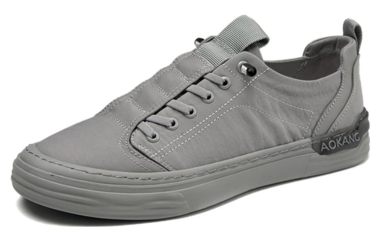 Aokang Low-Top Skateboard Sneakers 'Fashion Round Toe Grey' 1233322072