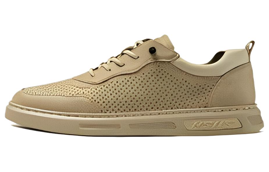 Aokang Low-Top Sneaker 'Apricot Perforated Fashion'