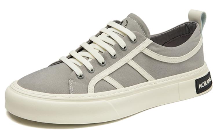 Order 奧康AOKANG 休閒舒適 低幫 板鞋 男款 灰色