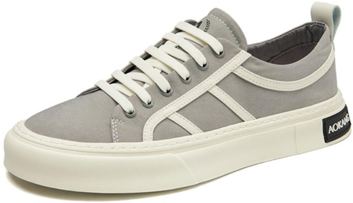 奧康AOKANG 休閒舒適 低幫 板鞋 男款 灰色 Order 奧康AOKANG 休閒舒適 低幫 板鞋 男款 灰色