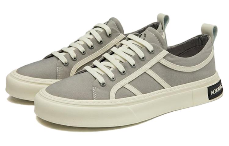Lookbook 奧康AOKANG 休閒舒適 低幫 板鞋 男款 灰色