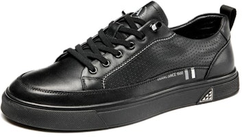 Aokang Low Top 'Black Round Toe Lace-Up' 1233322076 Aokang Low Top 'Black Round Toe Lace-Up' 1233322076