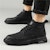 Aokang Martin Boot 'Fesyen Kasual Hitam' 1215013009W