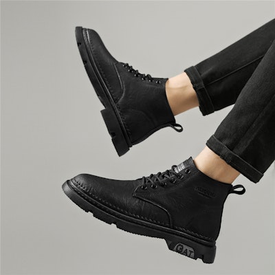 Bota Martin Aokang 'Moda Casual Negra' 1215013009W Cheap Bota Martin Aokang 'Moda Casual Negra' 1215013009W