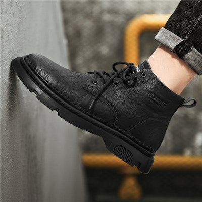 Aokang Martin Boot 'Fashion Casual Black' 1215013009W 1