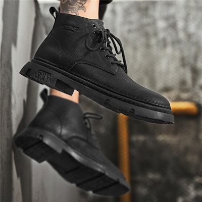 Bota Martin Aokang 'Moda Casual Negra' 1215013009W 2
