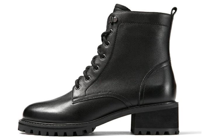 Aokang Martin Boots 'British Fashion Black Leather' 1214913051