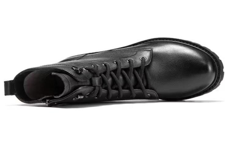 Shop Botas Martin Aokang 'Moda Británica de Cuero Negro' 1214913051