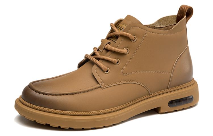 Aokang Martin Boots 'British Retro Round Toe Brown' 圖 2