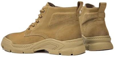 奧康AOKANG 二層豬皮 舒適時尚戶外 短筒 馬丁靴 男款 黃色 Lookbook 奧康AOKANG 二層豬皮 舒適時尚戶外 短筒 馬丁靴 男款 黃色