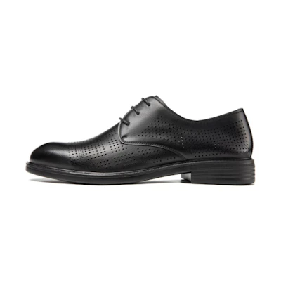 Aokang Oxford 'Black Breathable Hollow-out'