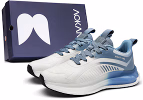 AOKANG Popcorn Breathable Low-Top Casual Running Shoes White Blue 116830388BLX1 AOKANG Popcorn Breathable Low-Top Casual Running Shoes White Blue 116830388BLX1