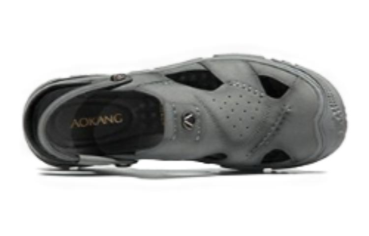 Lookbook Aokang PU 'Breathable Comfortable Grey Men's Sandals' 1223723010