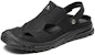 Aokang PU Outdoor Kasual Selesa Bernafas 'Selipar Hitam' 1223723009