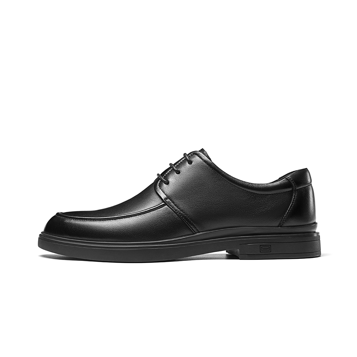 Aokang Retro Business Dress Shoes 'Black Leather Lace-Up' T223111027