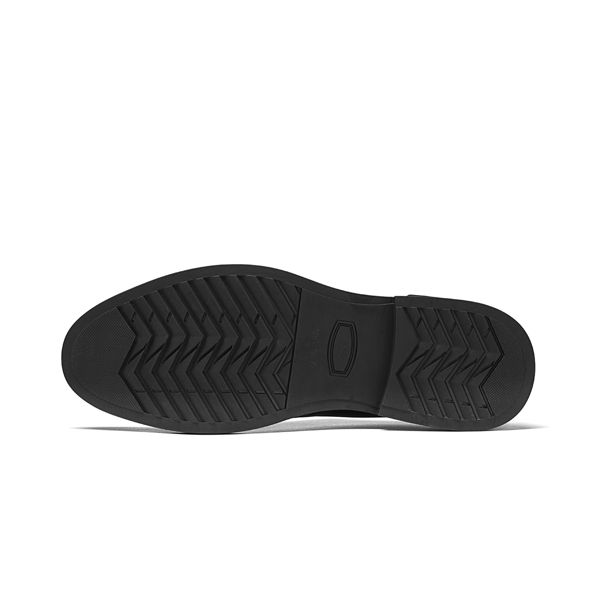 Aokang Retro Business Dress Shoes 'Black Leather Lace-Up' 圖 5