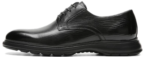 AOKANG Retro Oxford Leather Shoes Black Casual Lace-Up Pointed Toe 6241511022 AOKANG Retro Oxford Leather Shoes Black Casual Lace-Up Pointed Toe 6241511022