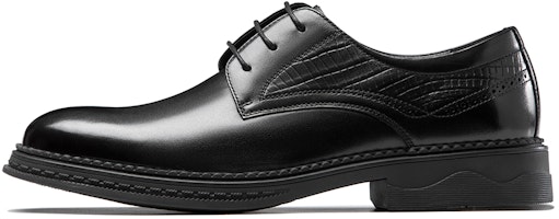 Aokang Round Toe Breathable Lace-Up Business Dress Shoes 'Black' 1213211108 Aokang Round Toe Breathable Lace-Up Business Dress Shoes 'Black' 1213211108